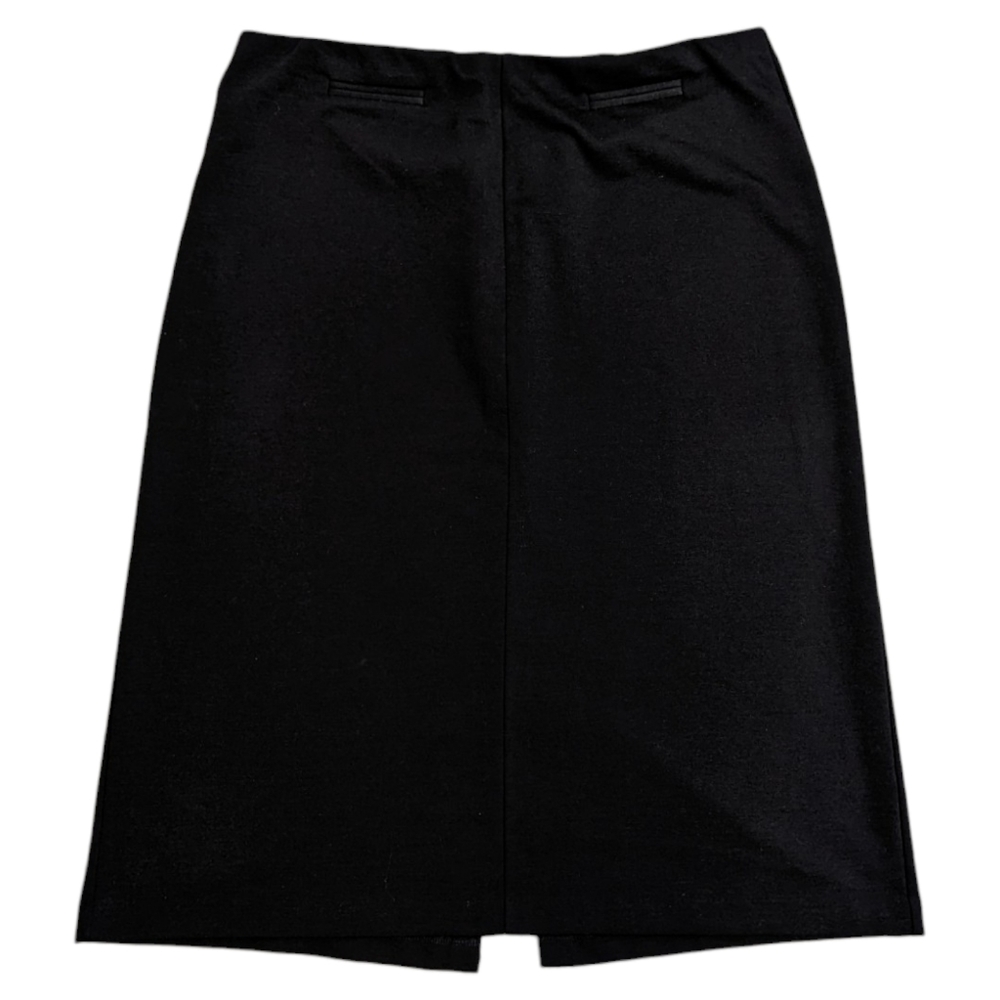 Cato Size L Pull-On Black Knit‎ A-Line Skirt
